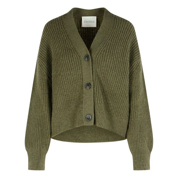 Closed Green Alpaca Blend Cardigan Women